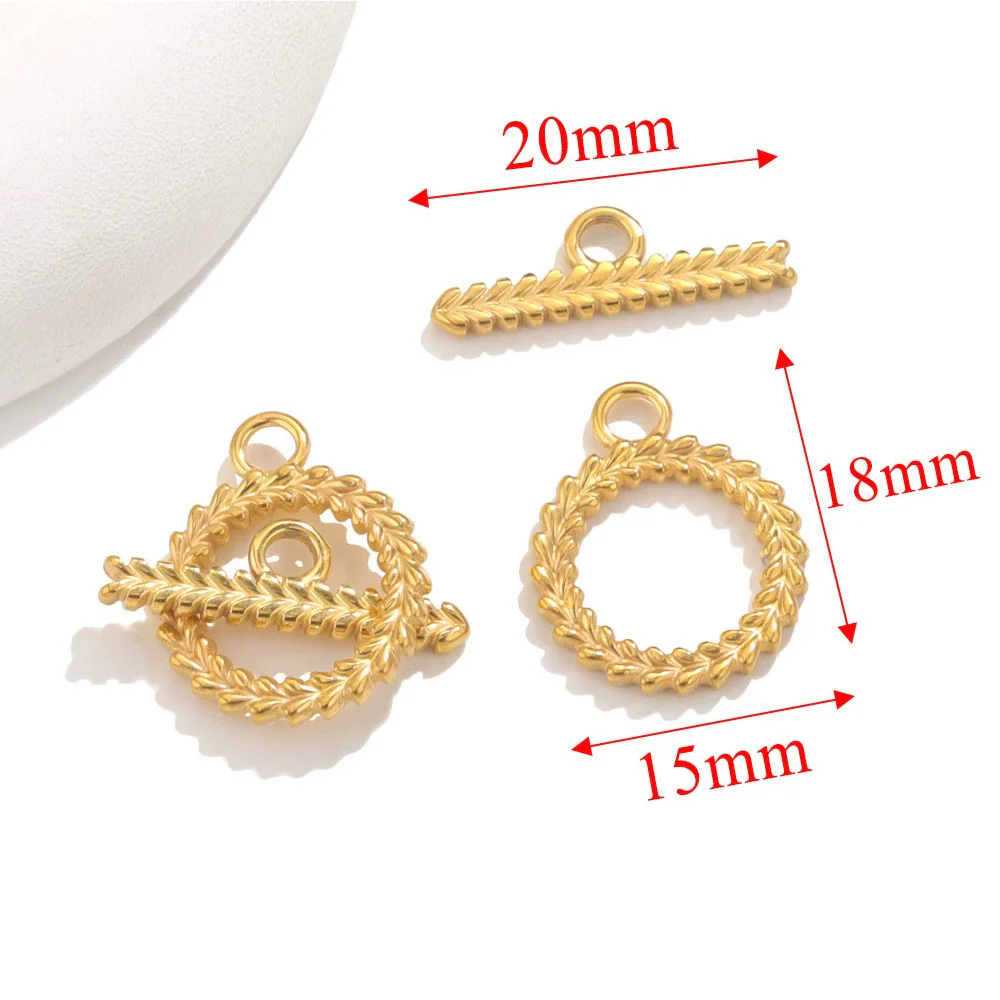 Jewelry Accessories Necklace And Bracelet Buckles Stainless Steel Electroplating Gold Finishing - Image 16