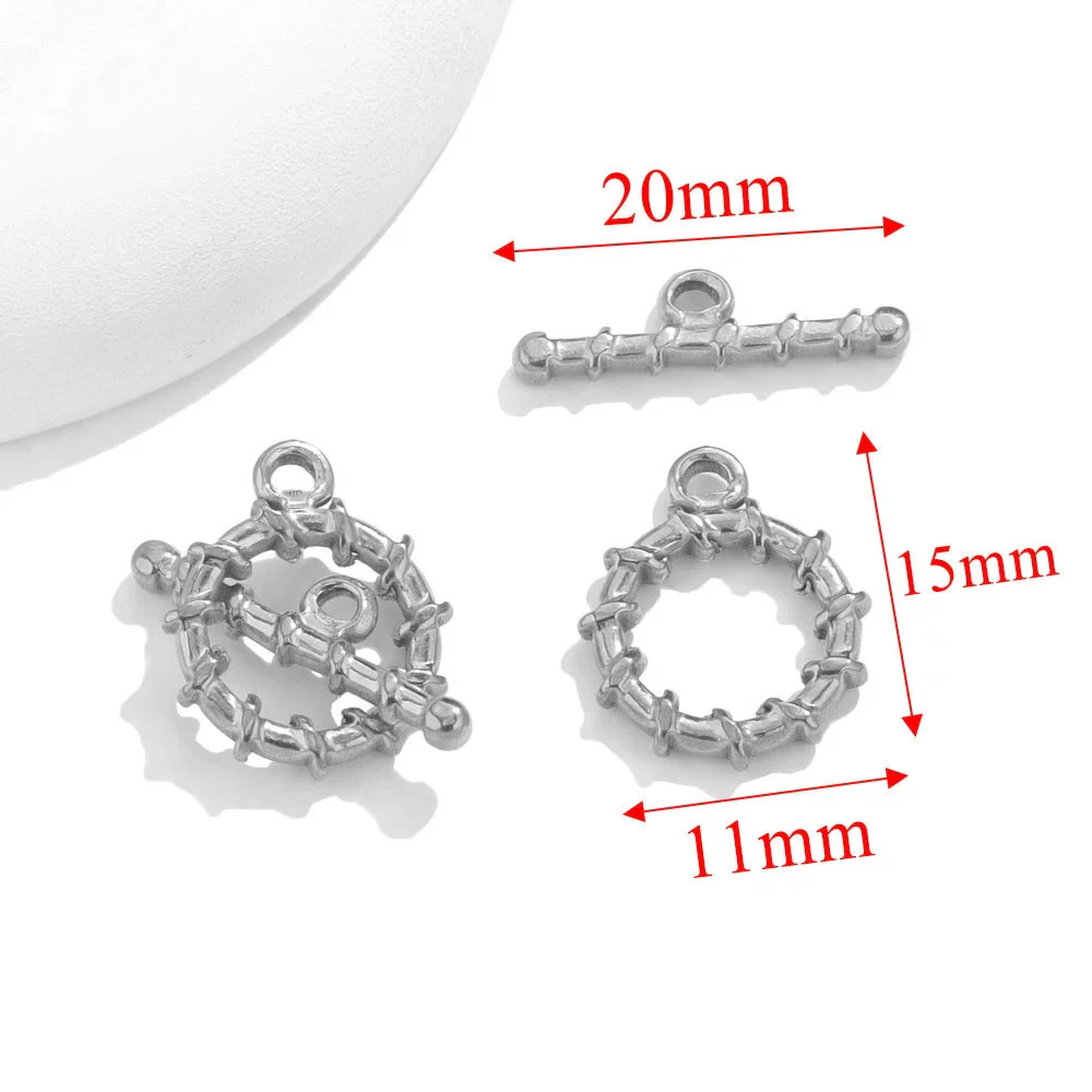 Jewelry Accessories Necklace And Bracelet Buckles Stainless Steel Electroplating Gold Finishing - Image 21