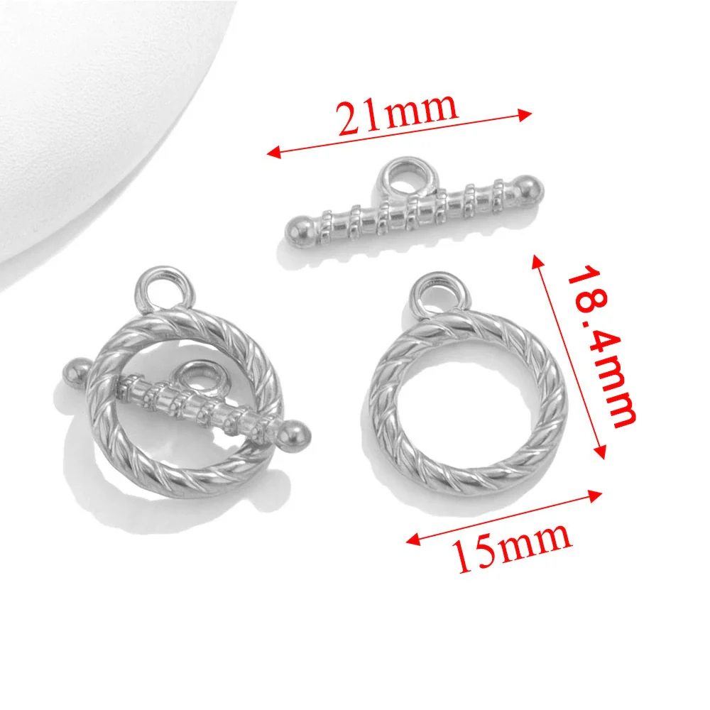 Jewelry Accessories Necklace And Bracelet Buckles Stainless Steel Electroplating Gold Finishing - Image 24