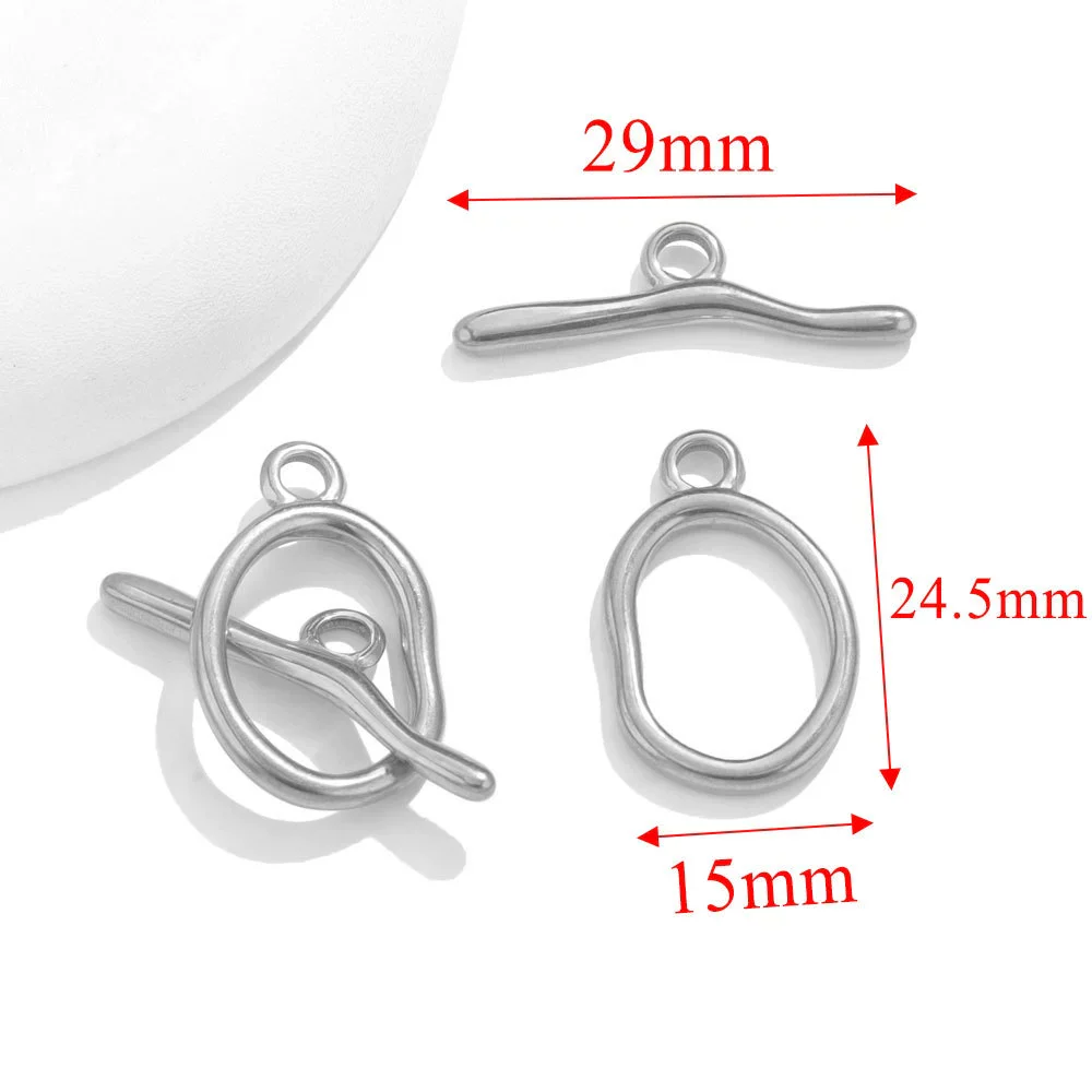 Jewelry Accessories Necklace And Bracelet Buckles Stainless Steel Electroplating Gold Finishing - Image 26
