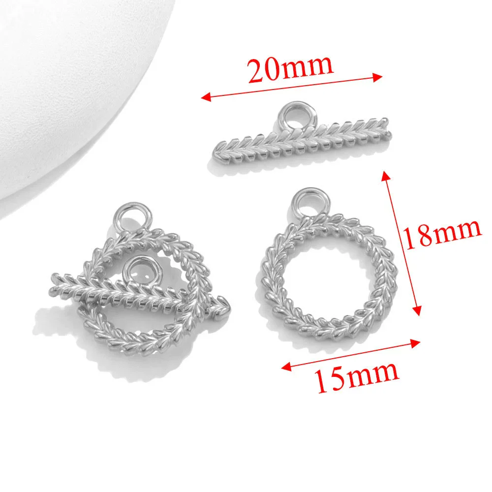 Jewelry Accessories Necklace And Bracelet Buckles Stainless Steel Electroplating Gold Finishing - Image 28