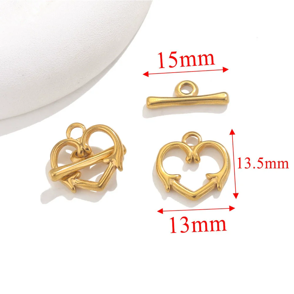 Jewelry Accessories Necklace And Bracelet Buckles Stainless Steel Electroplating Gold Finishing - Image 6