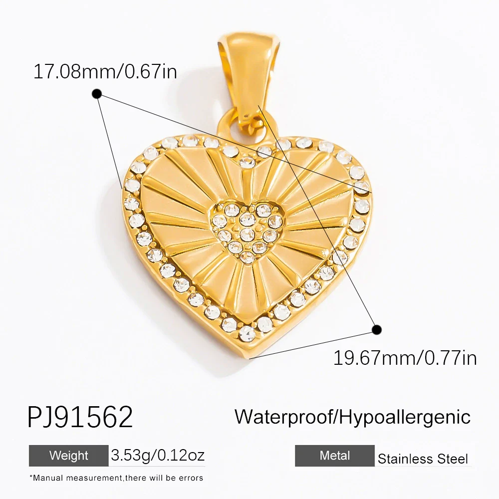 Jewelry Accessories Necklace Bracelet Love Coral Pattern Titanium Steel Electroplated - Image 17