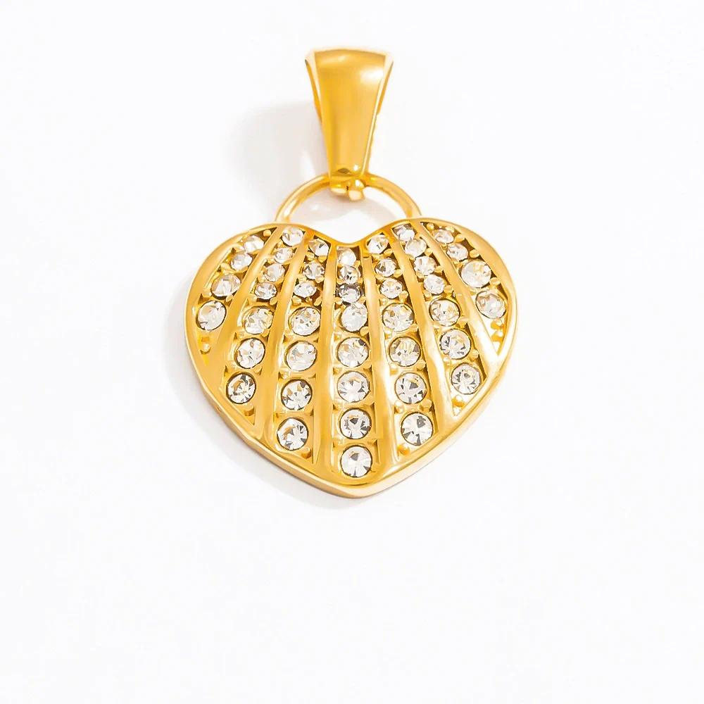 Jewelry Accessories Necklace Bracelet Love Coral Pattern Titanium Steel Electroplated - Image 3