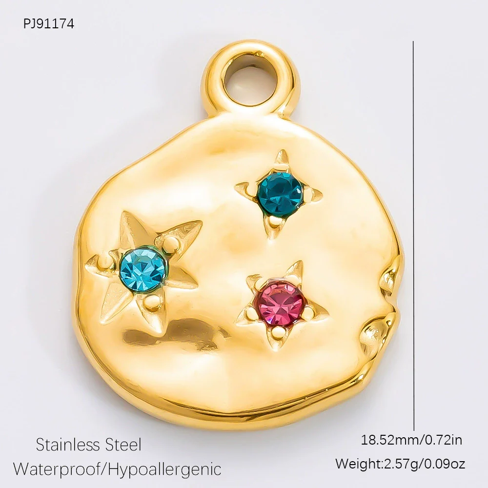 Jewelry Accessories Necklace Bracelet Love Coral Pattern Titanium Steel Electroplated - Image 32