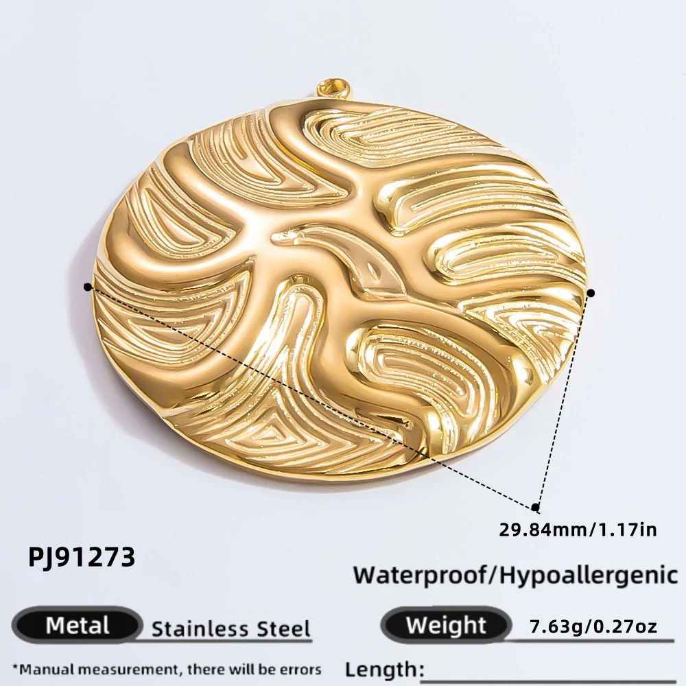 Jewelry Accessories Necklace Bracelet Love Coral Pattern Titanium Steel Electroplated - Image 37