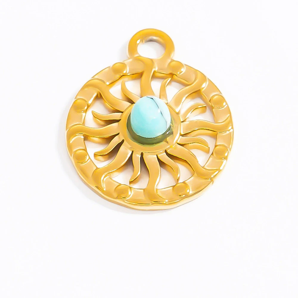Jewelry Accessories Necklace Bracelet Love Coral Pattern Titanium Steel Electroplated - Image 5