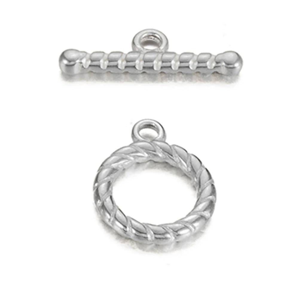 Jewelry Accessories Necklace Buckle Bracelet Buckle Stainless Steel Geometric Electroplated - Image 14