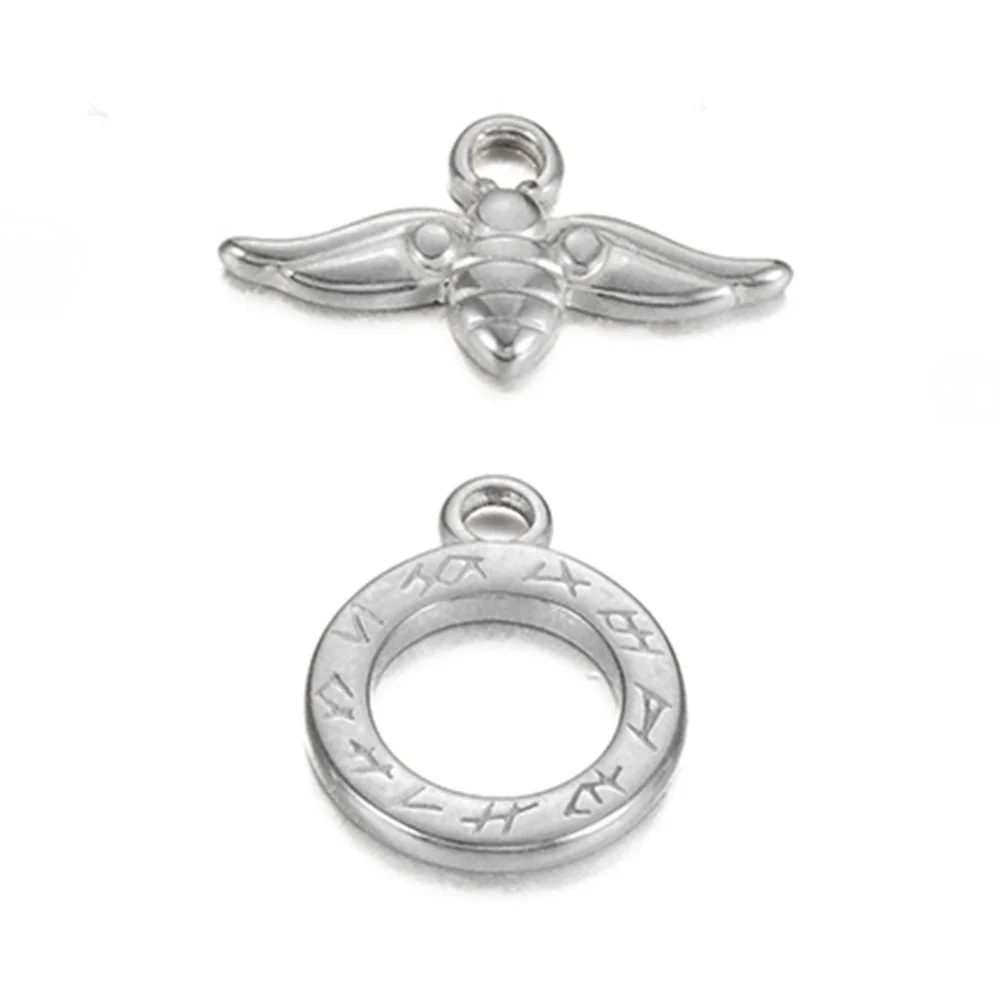 Jewelry Accessories Necklace Buckle Bracelet Buckle Stainless Steel Geometric Electroplated - Image 8