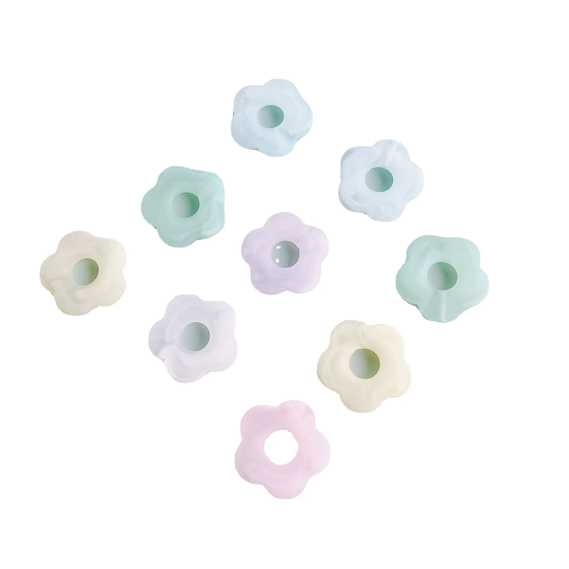 Jewelry Accessories Plastic Resin Plant Flower Earrings - Image 4