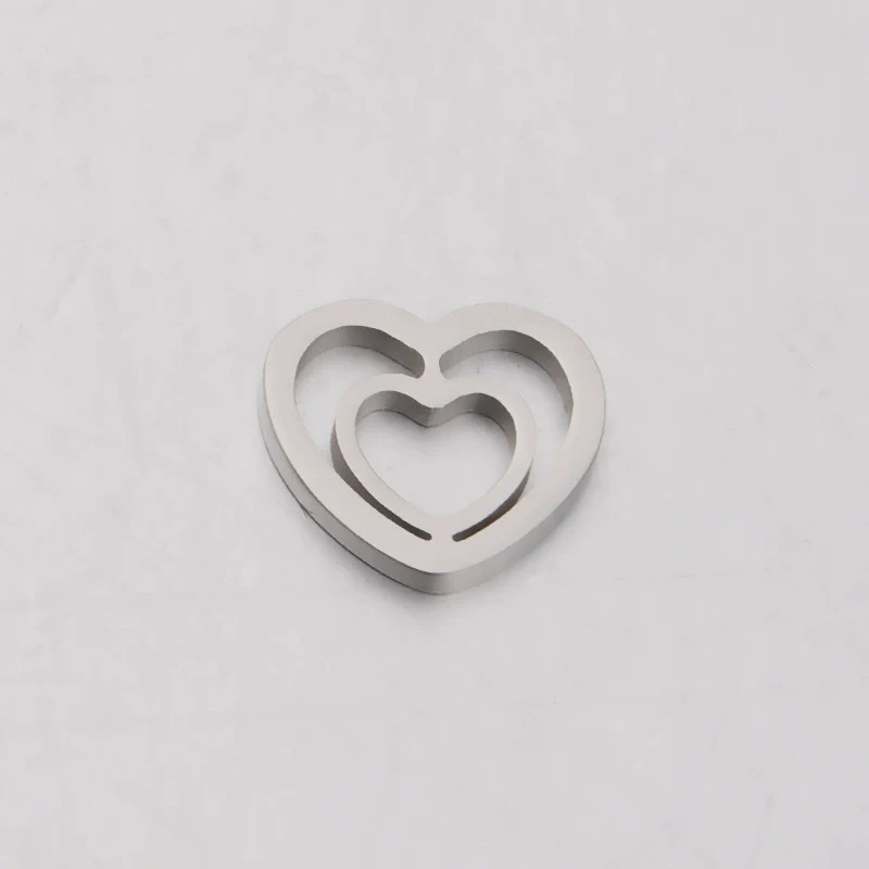 Jewelry Accessories Stainless Steel Braided Cut Out Heart Star Peach Heart Fivepointed Star Fine Polishing - Image 8