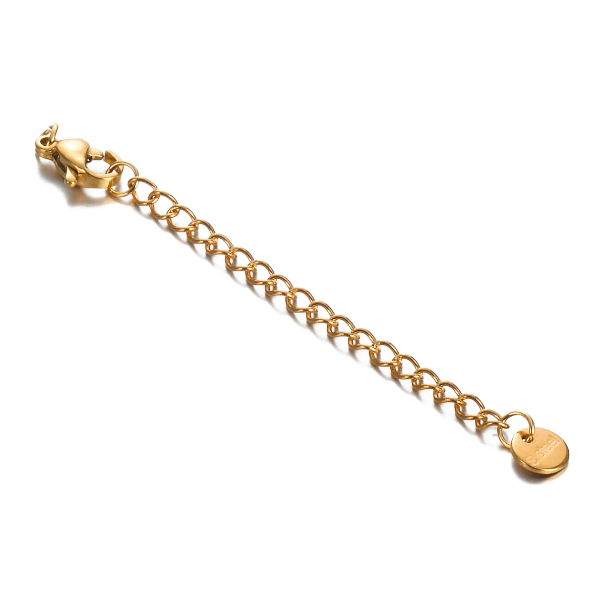 Jewelry Accessories Stainless Steel Extended Chain Lettering Tag Electroplating Diy Homemade Necklace Bracelet - Image 11
