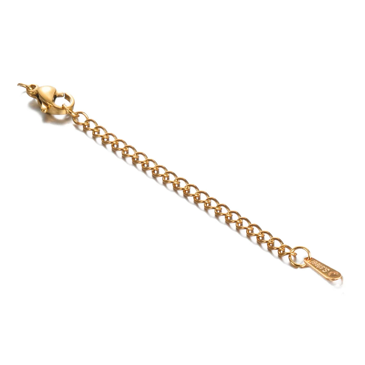 Jewelry Accessories Stainless Steel Extended Chain Lettering Tag Electroplating Diy Homemade Necklace Bracelet - Image 12