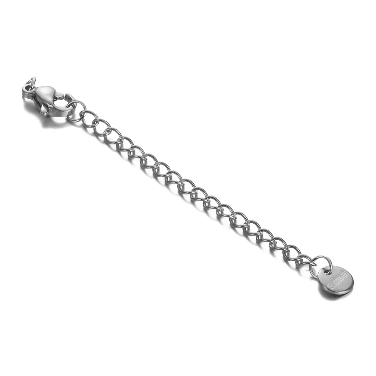Jewelry Accessories Stainless Steel Extended Chain Lettering Tag Electroplating Diy Homemade Necklace Bracelet - Image 18