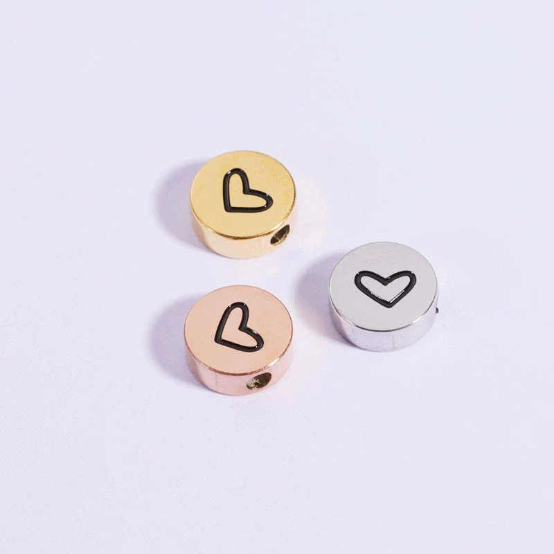 Jewelry Accessories Stainless Steel Geometric Heart Pendant Electroplating - Image 2