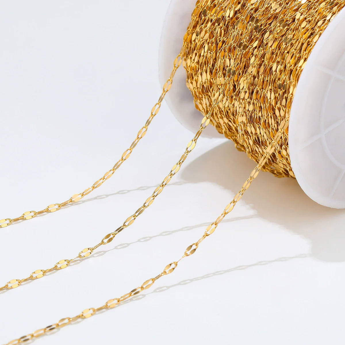 Jewelry Accessories Stainless Steel Gold Plated Oval Chain Bracelet Necklace