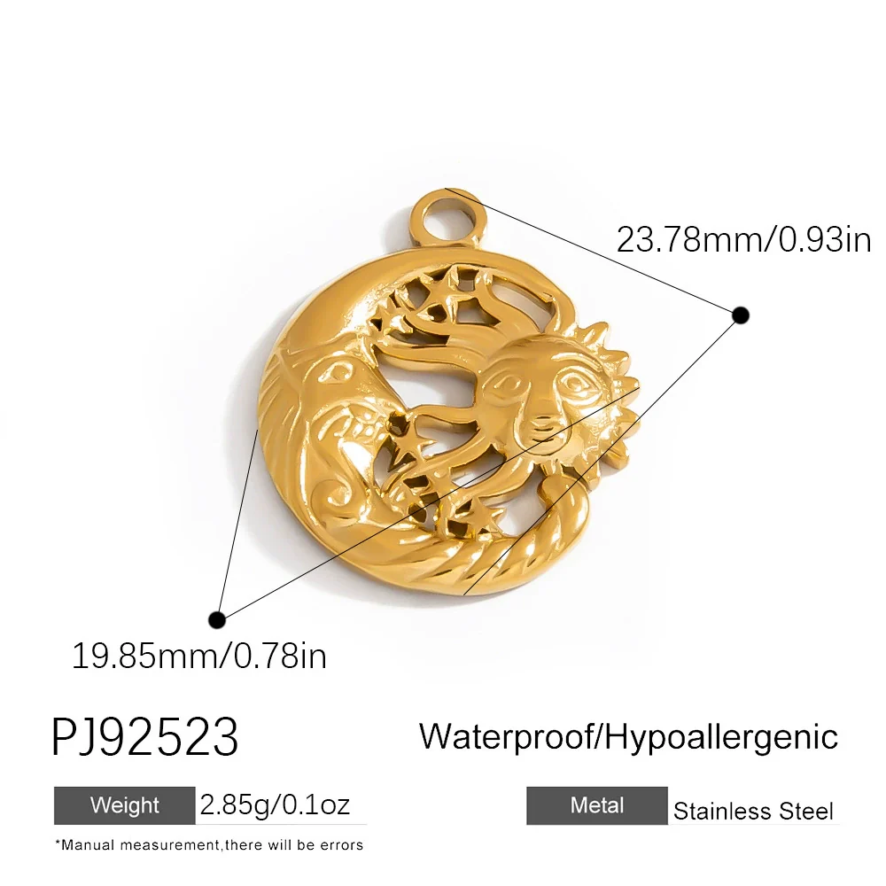 Jewelry Accessories Stainless Steel Heart Pendant Handmade Electroplated Bracelet Necklace - Image 25
