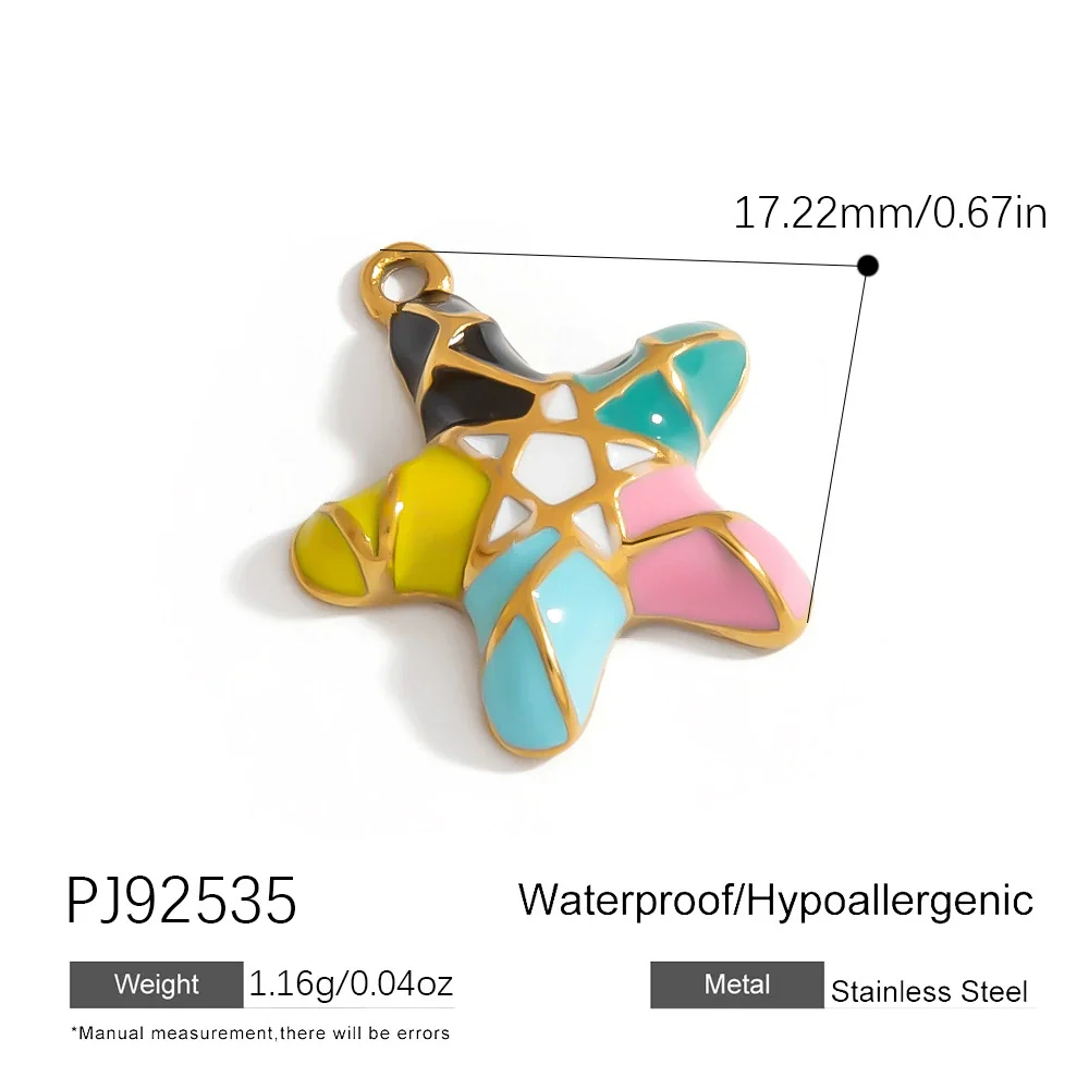 Jewelry Accessories Stainless Steel Heart Pendant Handmade Electroplated Bracelet Necklace - Image 37