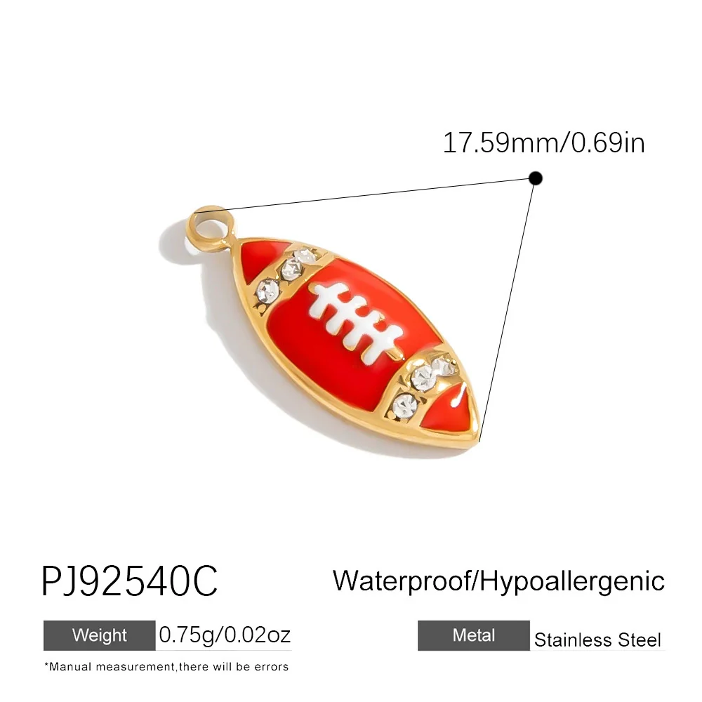 Jewelry Accessories Stainless Steel Heart Pendant Handmade Electroplated Bracelet Necklace - Image 44
