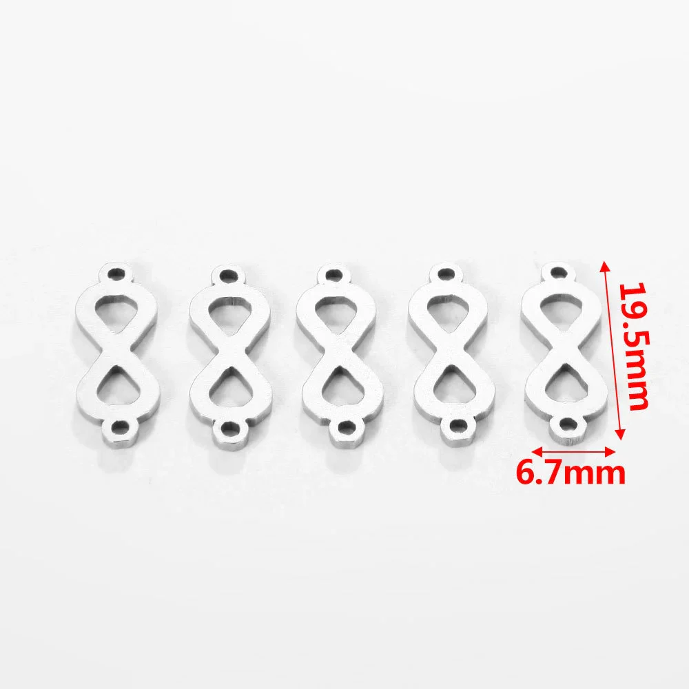 Jewelry Accessories Stainless Steel Letters Cut Out Handmade Vacuum Plating Sliding Pendant Natural Plant Flowers Style - Image 9