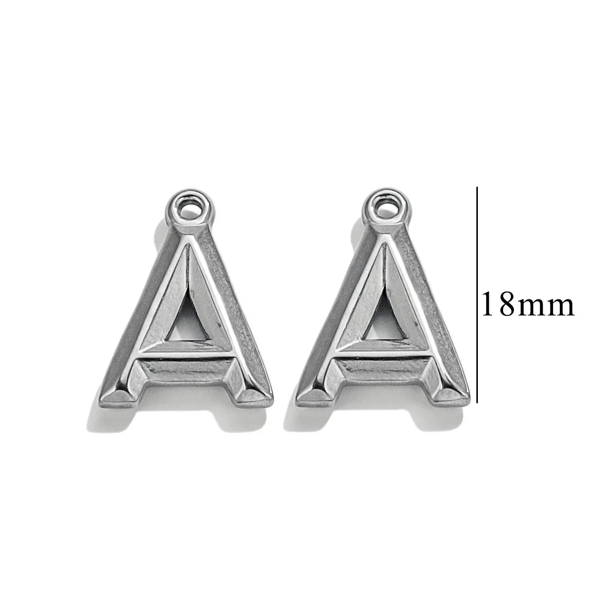 Jewelry Accessories Stainless Steel Pendant With 26 Letters Pattern And Electroplating Treatment - Image 4