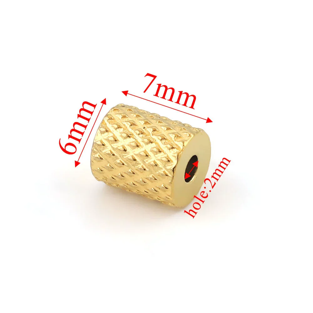 Jewelry Accessories Stainless Steel Round Bead Electroplated Drilling Bead Bracelet - Image 10
