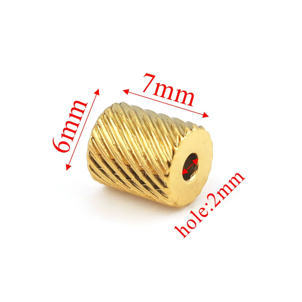 Jewelry Accessories Stainless Steel Round Bead Electroplated Drilling Bead Bracelet - Image 11