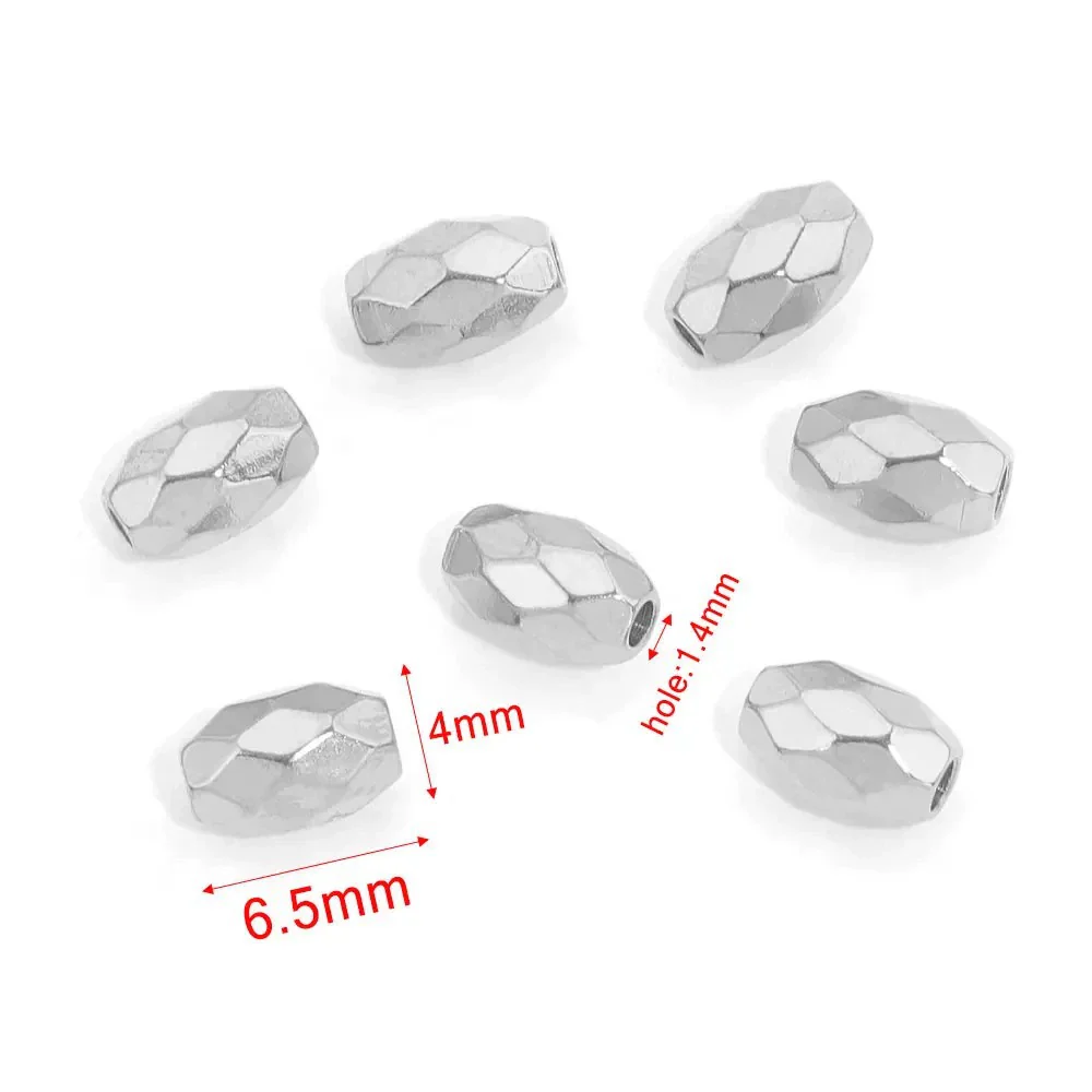 Jewelry Accessories Stainless Steel Round Beads Titanium Steel Arc Beads Vacuum Gold Plated - Image 11