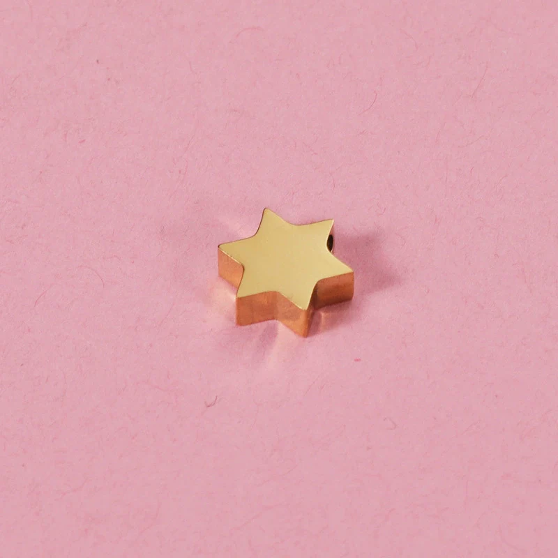Jewelry Accessories Stainless Steel Star Of David Doublesided Mirror Polished Beads - Image 7