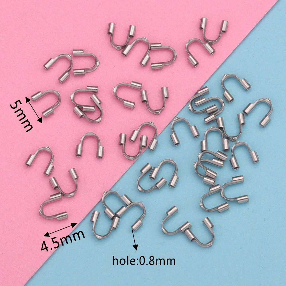 Jewelry Accessories Stainless Steel Ushaped Tube Protector Vacuum Goldplated Closing Buckle - Image 6