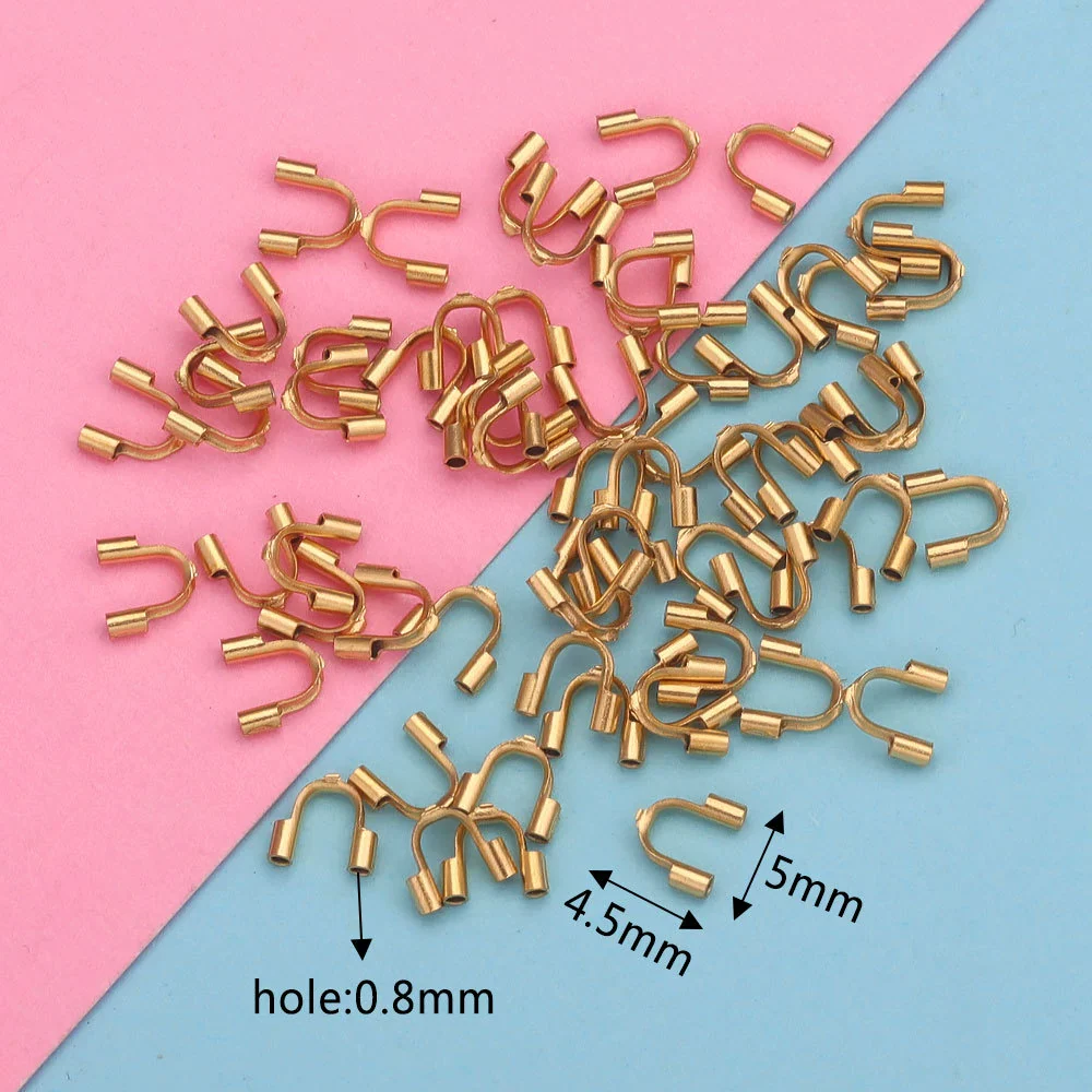 Jewelry Accessories Stainless Steel Ushaped Tube Protector Vacuum Goldplated Closing Buckle - Image 8
