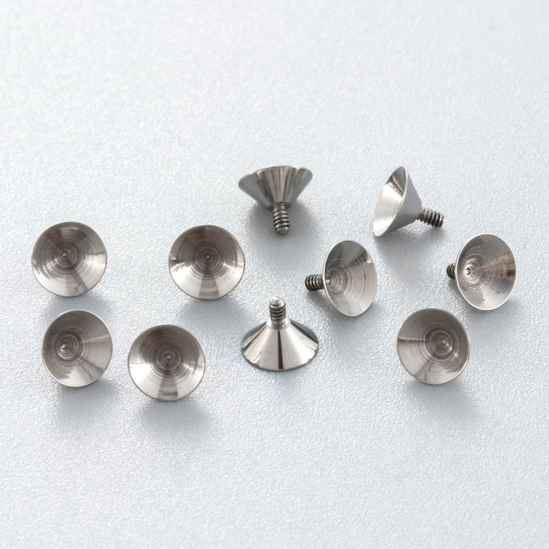Jewelry Accessories Titanium Alloy Horseshoe Ring Polishing Fashion Geometric Diy Puncture - Image 4