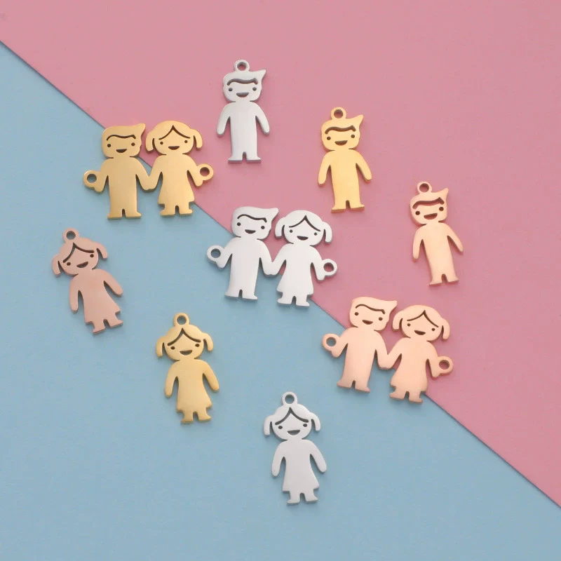 Jewelry Accessories Titanium Steel Cartoon Shape Pendant Fine Polishing