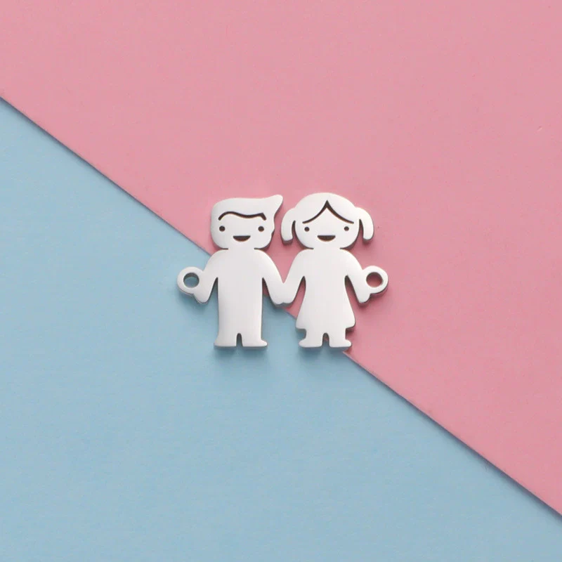 Jewelry Accessories Titanium Steel Cartoon Shape Pendant Fine Polishing - Image 10