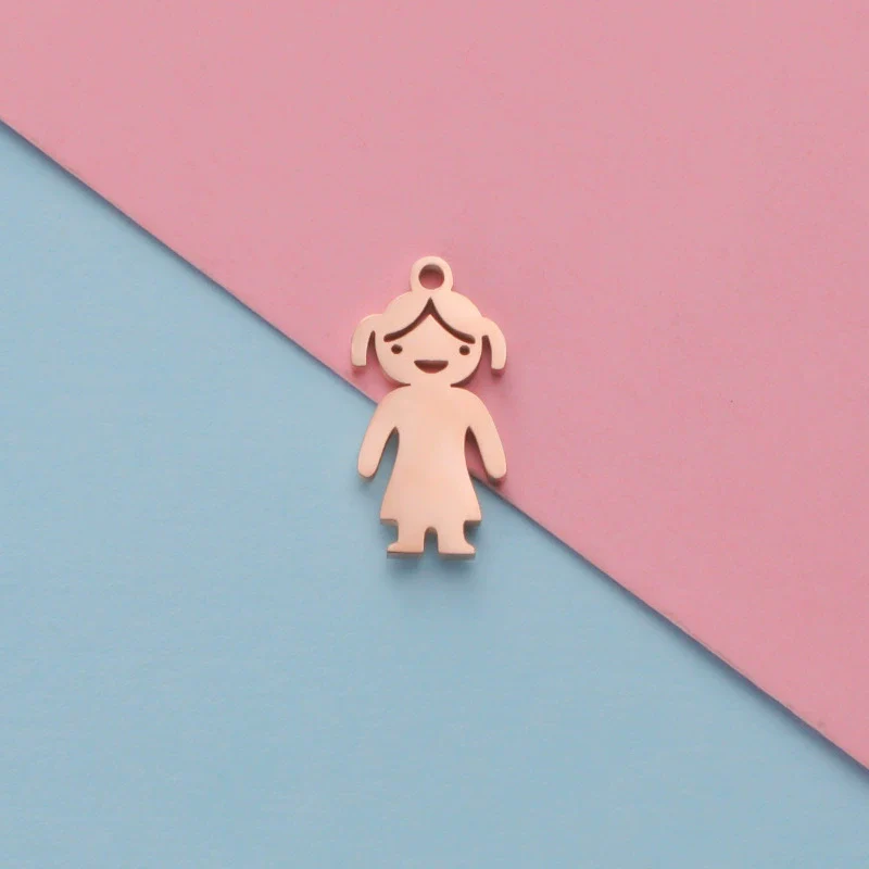 Jewelry Accessories Titanium Steel Cartoon Shape Pendant Fine Polishing - Image 12