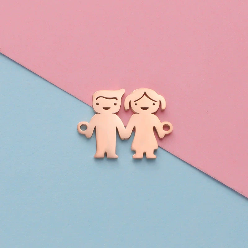 Jewelry Accessories Titanium Steel Cartoon Shape Pendant Fine Polishing - Image 13