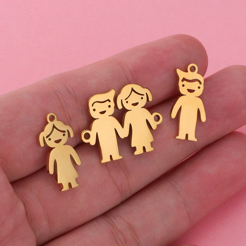 Jewelry Accessories Titanium Steel Cartoon Shape Pendant Fine Polishing - Image 2