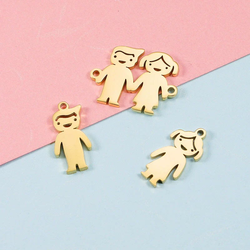 Jewelry Accessories Titanium Steel Cartoon Shape Pendant Fine Polishing - Image 3