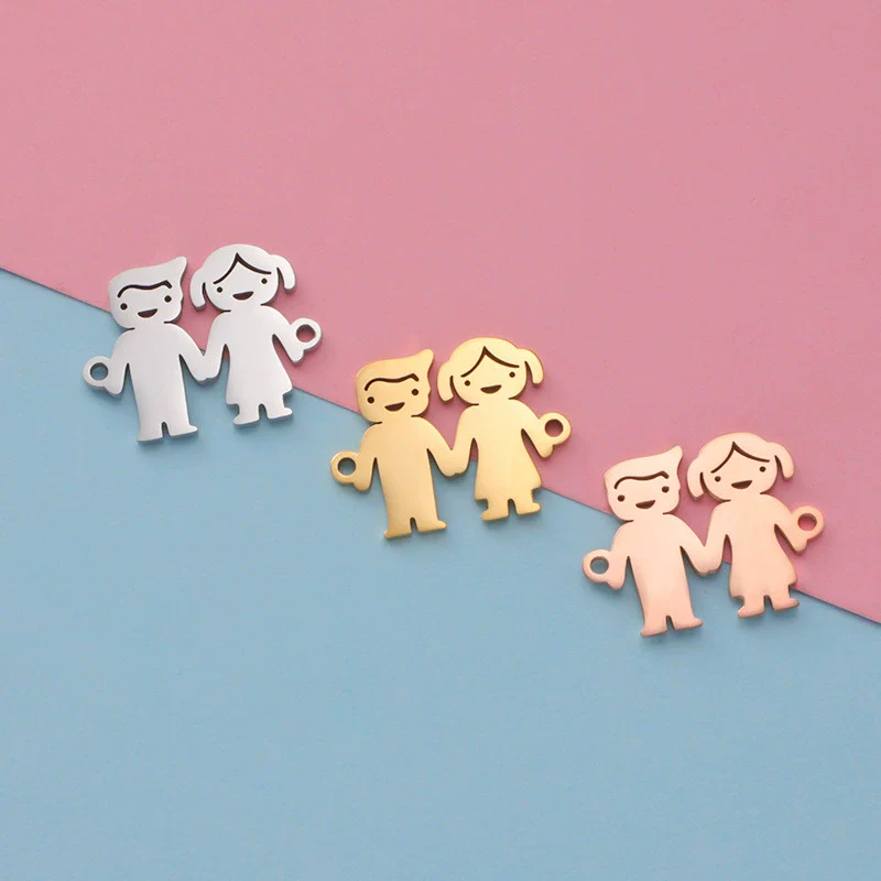 Jewelry Accessories Titanium Steel Cartoon Shape Pendant Fine Polishing - Image 4