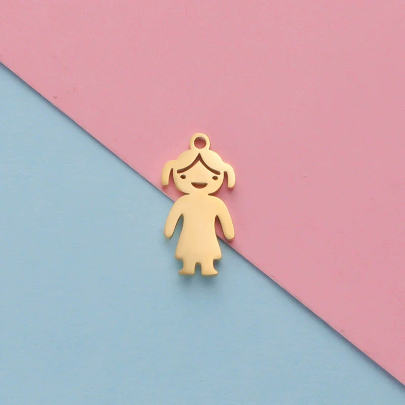 Jewelry Accessories Titanium Steel Cartoon Shape Pendant Fine Polishing - Image 6