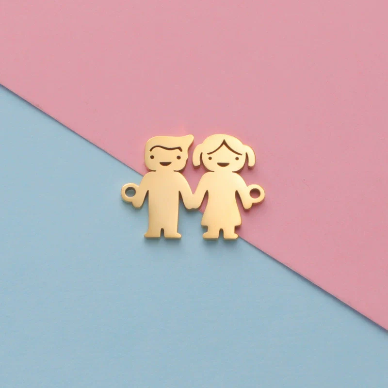 Jewelry Accessories Titanium Steel Cartoon Shape Pendant Fine Polishing - Image 7