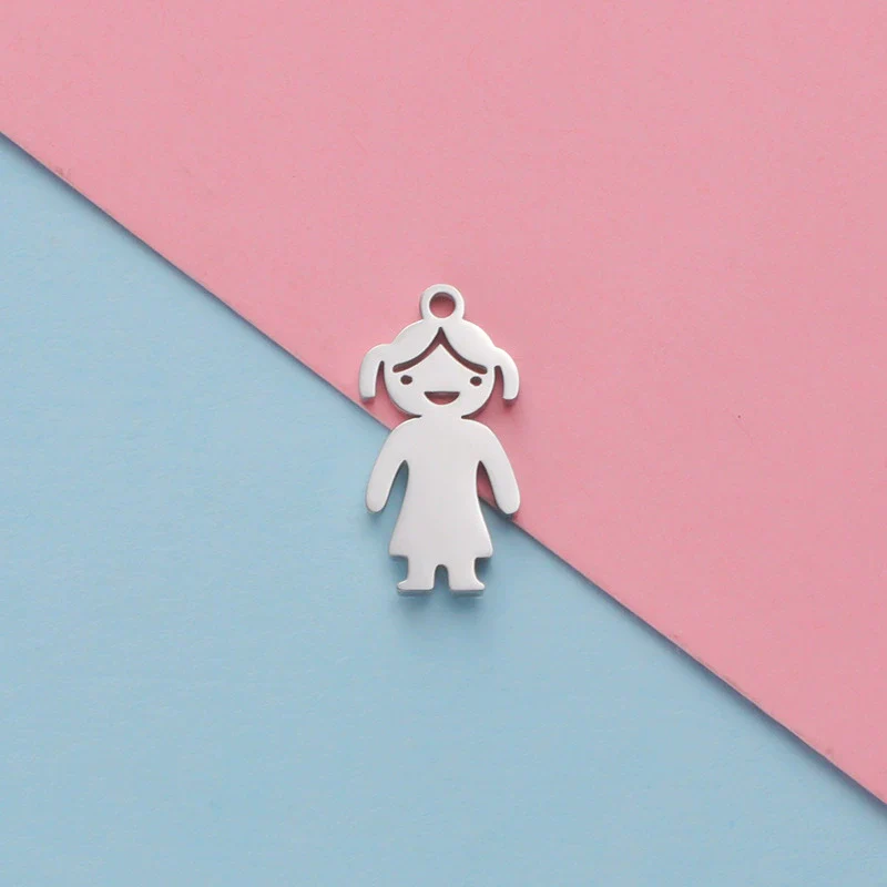 Jewelry Accessories Titanium Steel Cartoon Shape Pendant Fine Polishing - Image 9
