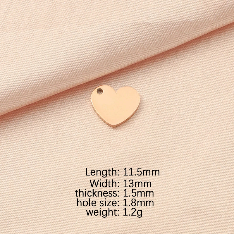 Jewelry Accessories Titanium Steel Love Puzzle Pendant With Splicing Split Style And Fine Polishing - Image 8