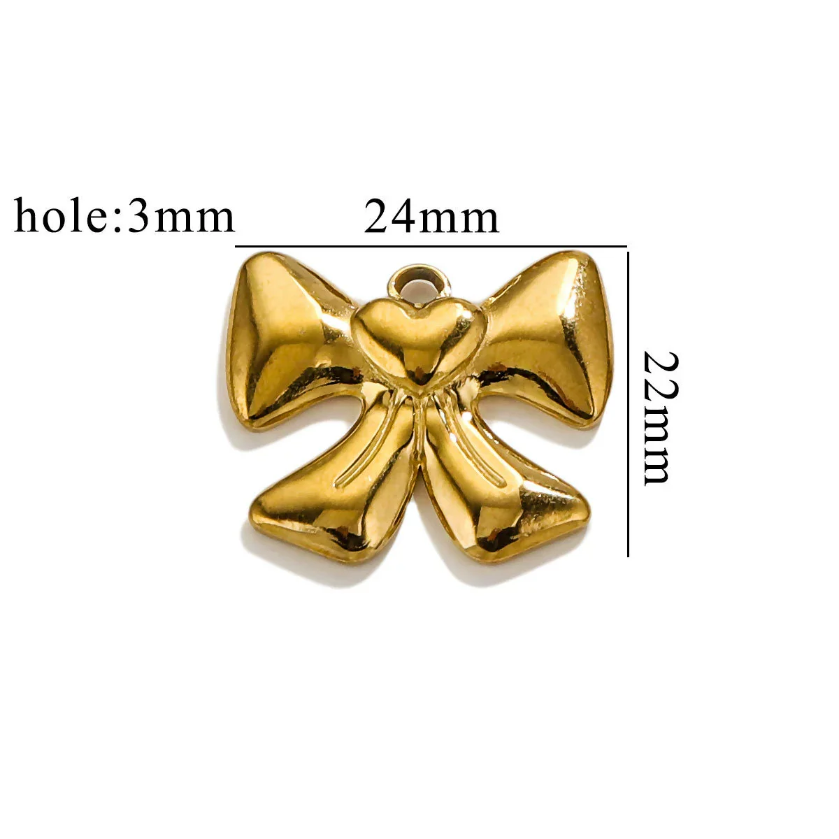 Jewelry Accessories Titanium Steel Pleated Fan Shaped Geometric Pendant With Eight Eyes Pattern And Electroplating Treatment - Image 9