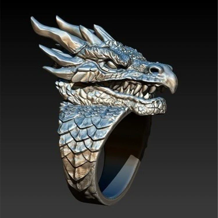 Jewelry Alloy Animal Zodiac Style Electroplated Men's Faucet Ring Bracelet