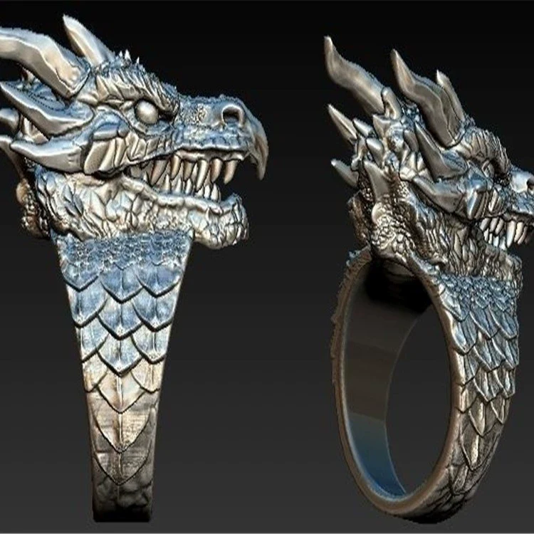 Jewelry Alloy Animal Zodiac Style Electroplated Men's Faucet Ring Bracelet - Image 4