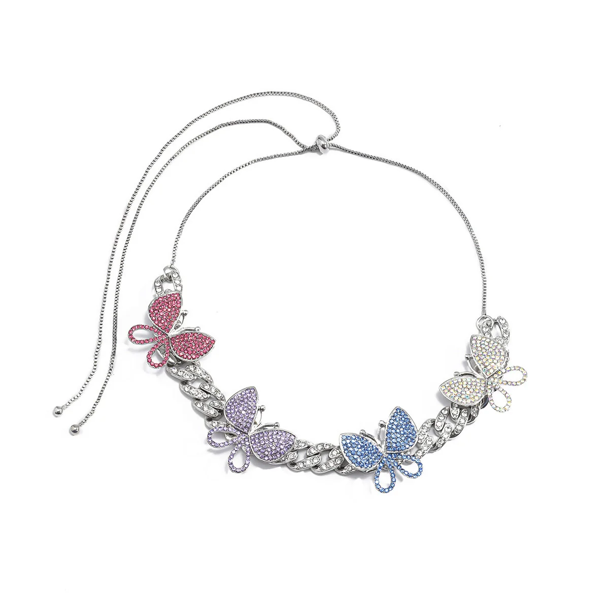 Jewelry Alloy Cuban Chain Necklace With Animals And Zodiac Pattern Retro Exaggerated Style - Image 5