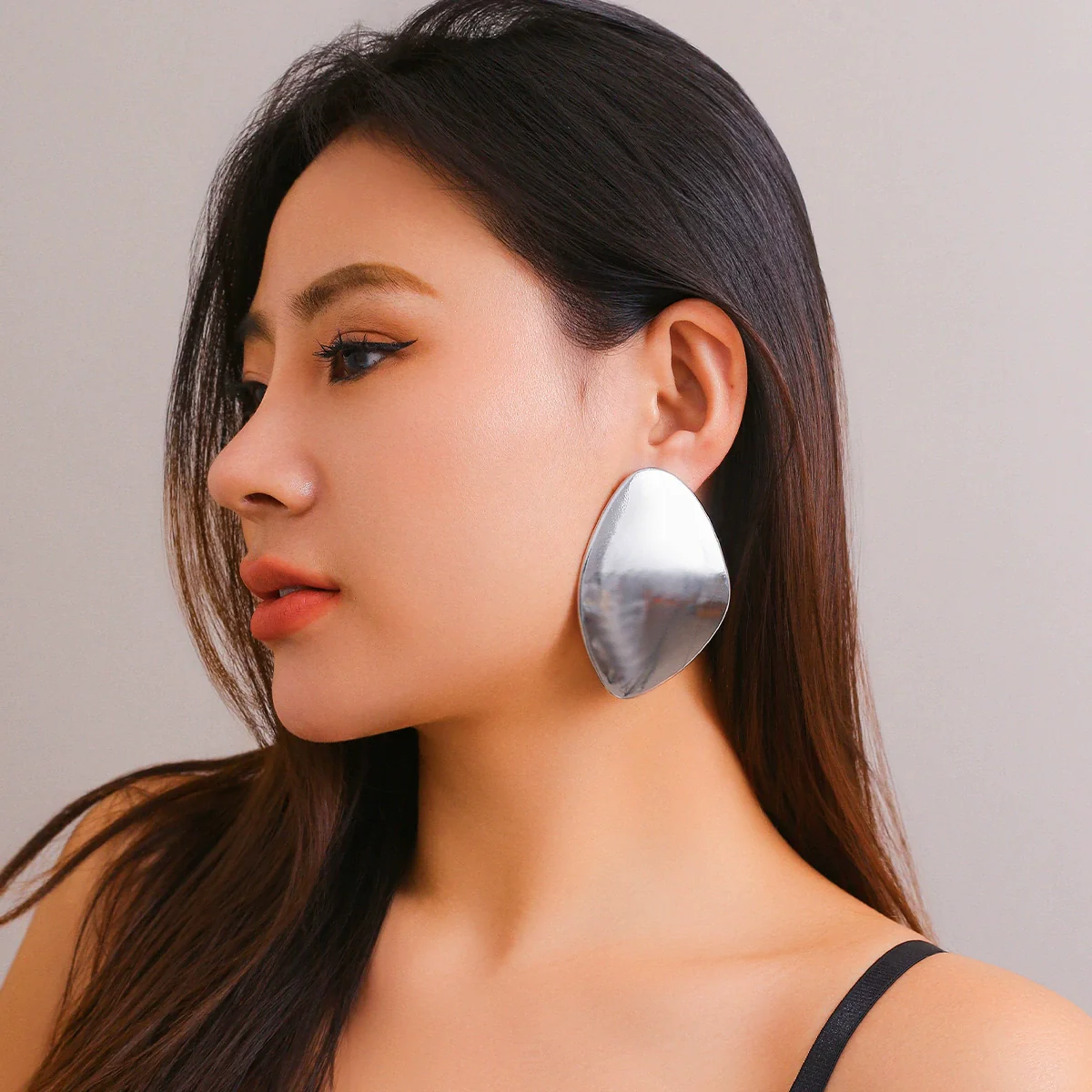 Jewelry Alloy Geometric Electroplated Women's Ear Studs - Image 7