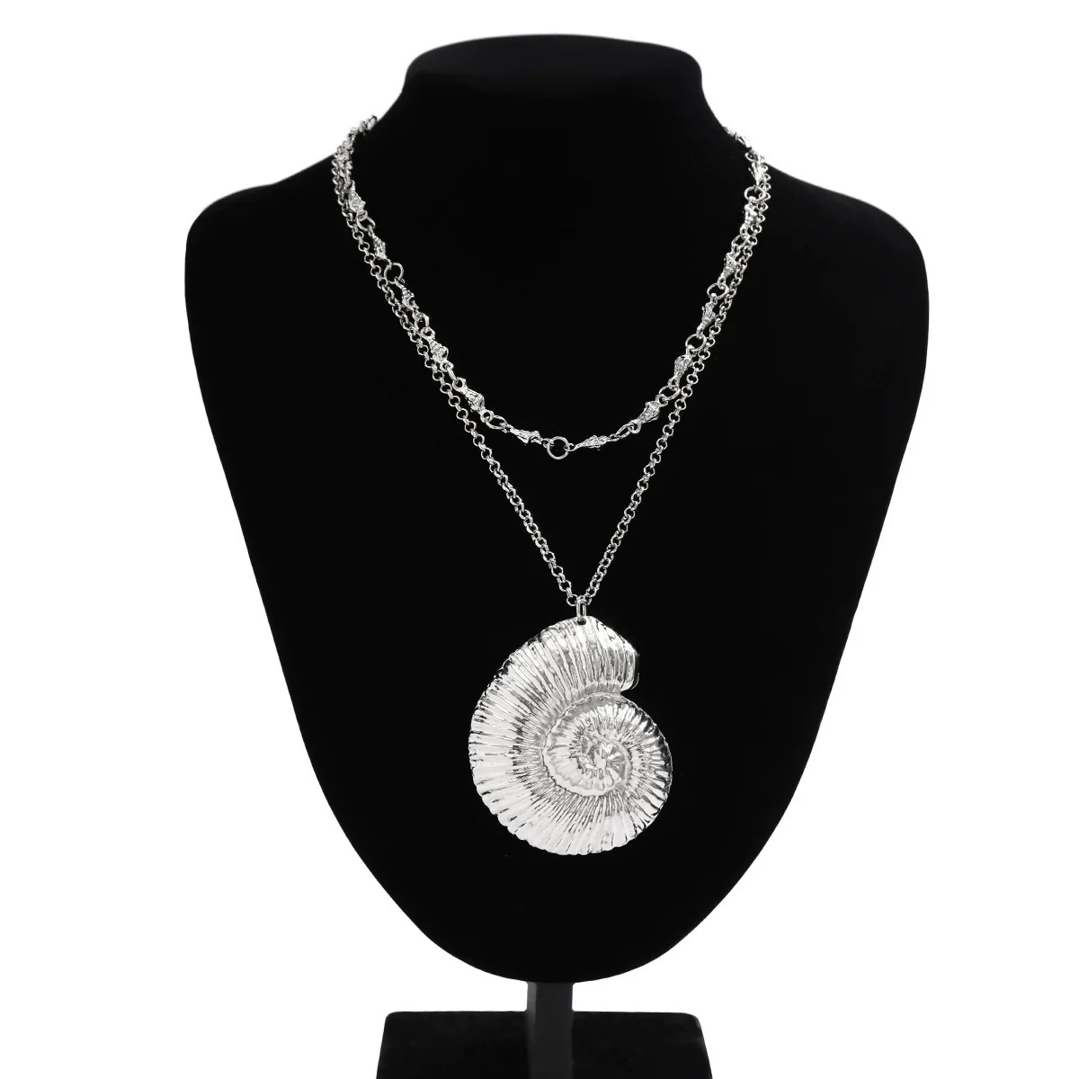 Jewelry Alloy Geometric Fivepointed Star Starfish Conch Wax Thread Knot Electroplating Necklace For Women - Image 9