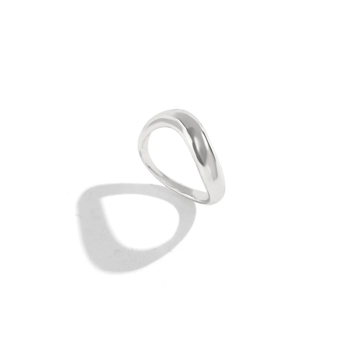 Jewelry Alloy Geometric Ring Electroplated For Women - Image 5